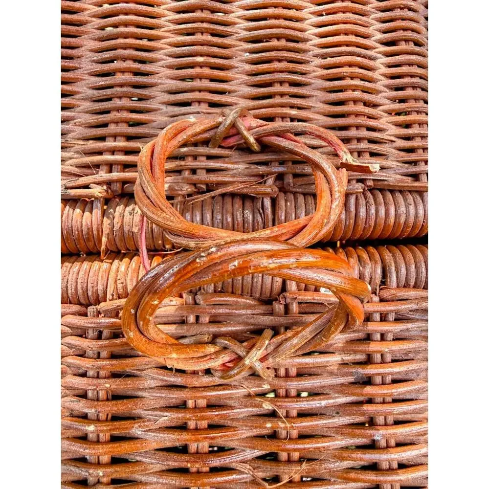 Vintage Watermelon Wicker Picnic Basket PROJECT